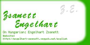 zsanett engelhart business card